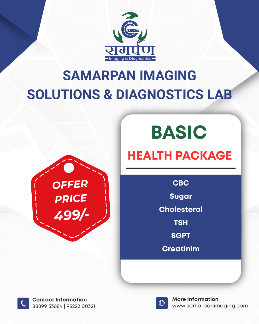 basic health checkup package in indore